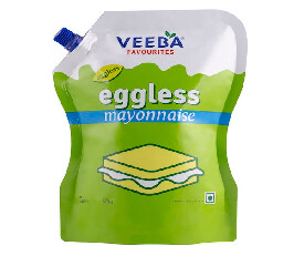 Veeba Eggless Mayonnaise Pouch, 875gm