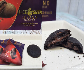 Parle Platina Hide &amp; Seek Milano Collections Chocolate Chip Biscuits 75gm