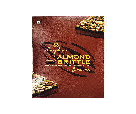 Loyka Almond Brittle Combination Of Roasted Almonds Brownie And Dark Choco 204gm