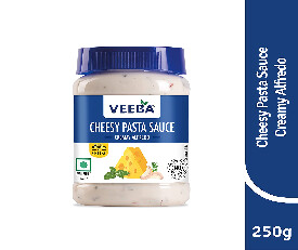 Veeba Cheesy Pasta Sauce Creamy Alfredo 250gm
