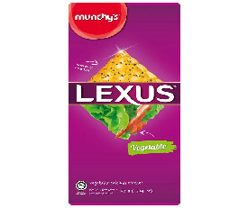 Munchys Lexus Vegetable Calcium Cracker Biscuit, 160gm