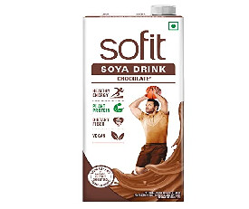 Sofit Chocolate Flavour Soya Drink 1Ltr