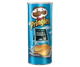Pringles Salt &amp; Vinegar Potato Chips 165gm