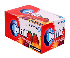 Orbit Mixed Fruit 4.4gm Each (Pack Of 32Pcs)