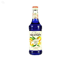 Monin Curacao Bleu Syrup 250ml