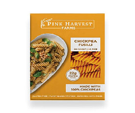 Pink Harvest Farms Chickpea Fusilli Pasta (No Wheat - No Rice) (Gluten Free) 200gm