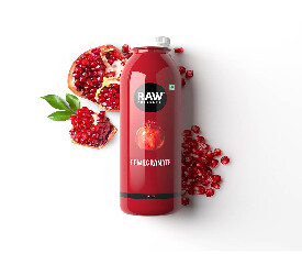 Raw Pressery Cold Extracted Juice - Pomegranate Flavour 1000ml (No Added Sugar)