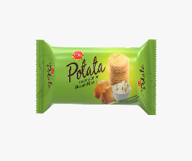 Pran Potata Cream &amp; Onion Flavoured Biscuits 75gm