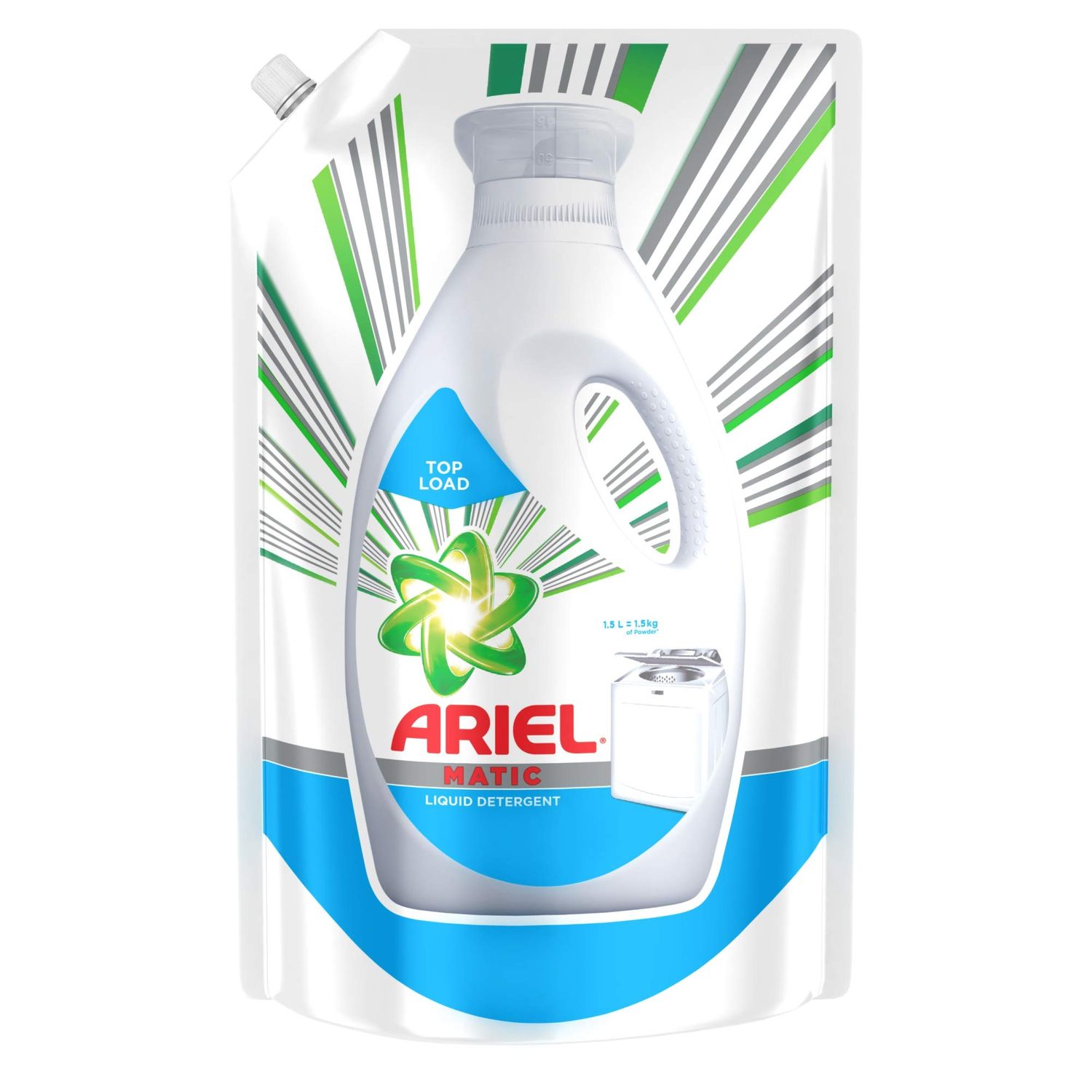 Ariel Top Load Matic Liquid Detergent - 1LTR Pouch