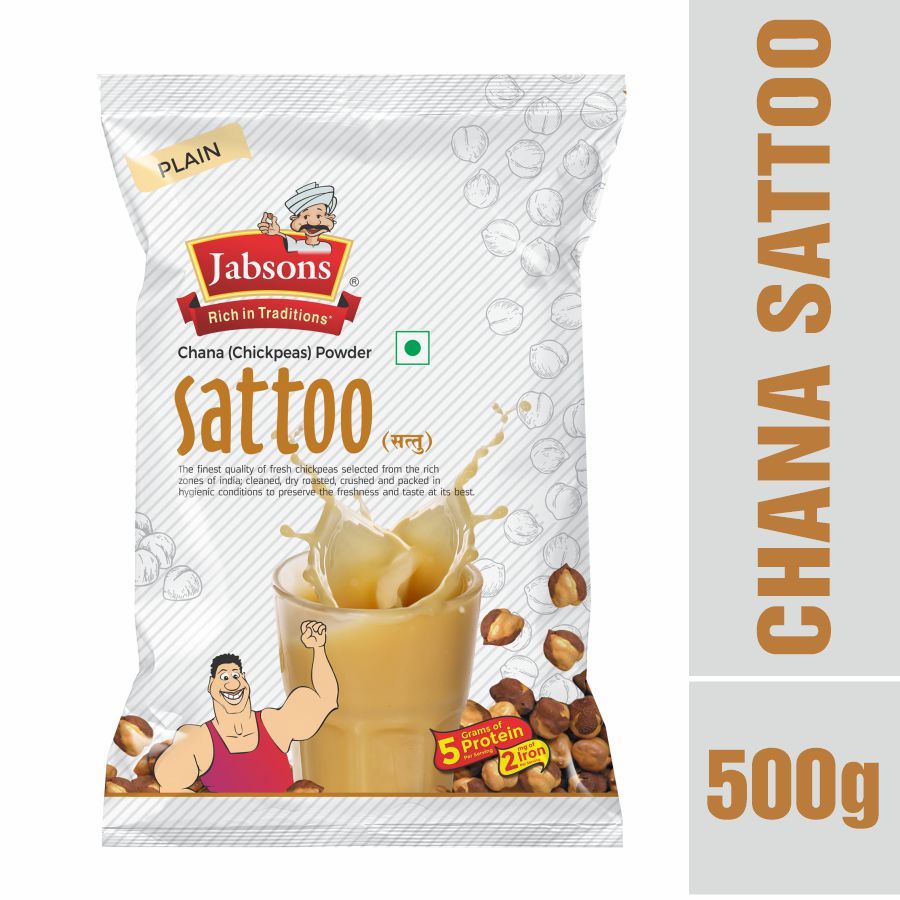 Jabsons Chana Sattoo Plain 500g 