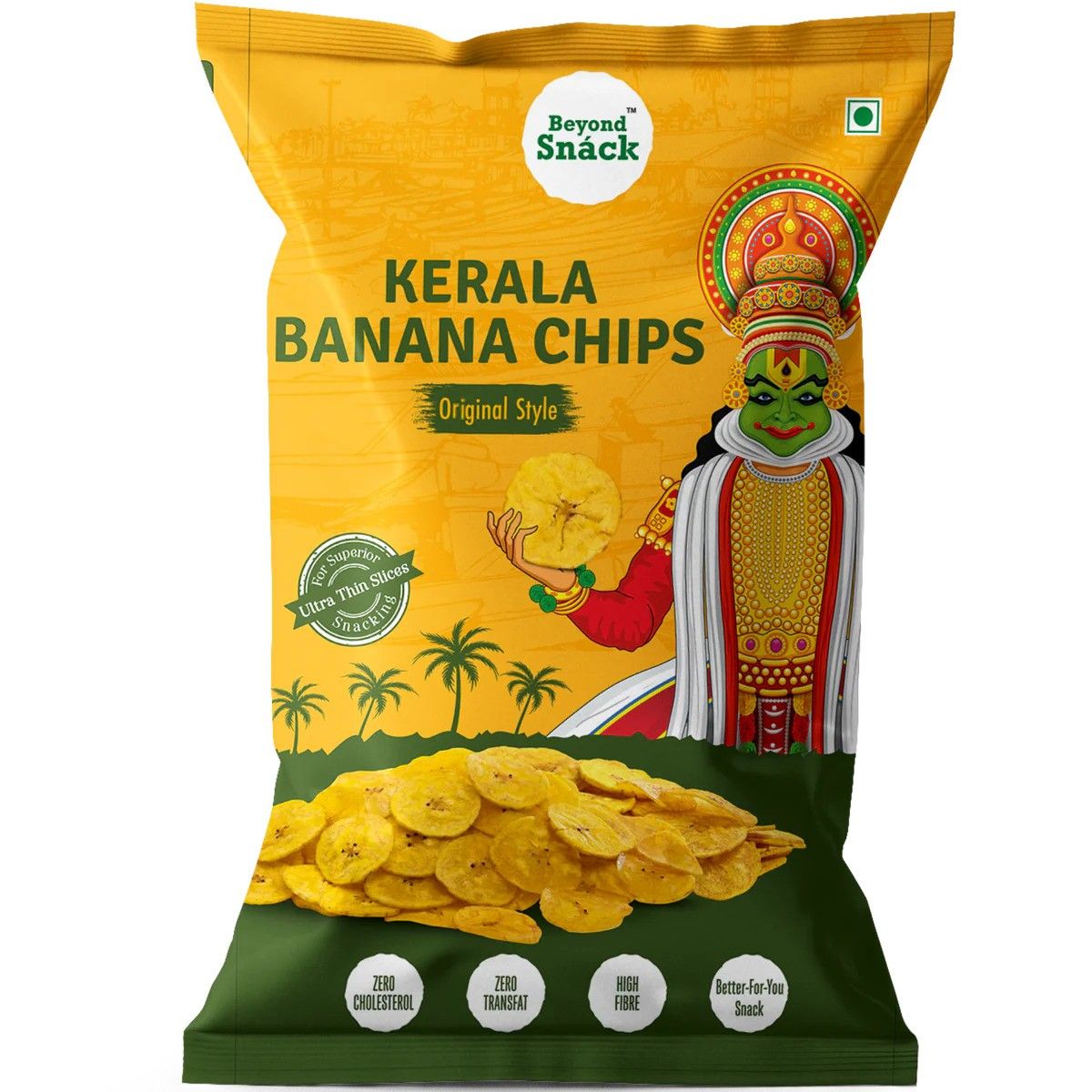 Beyond Snáck Natural Kerala Banana Chips Original Style Salted 125 Gm