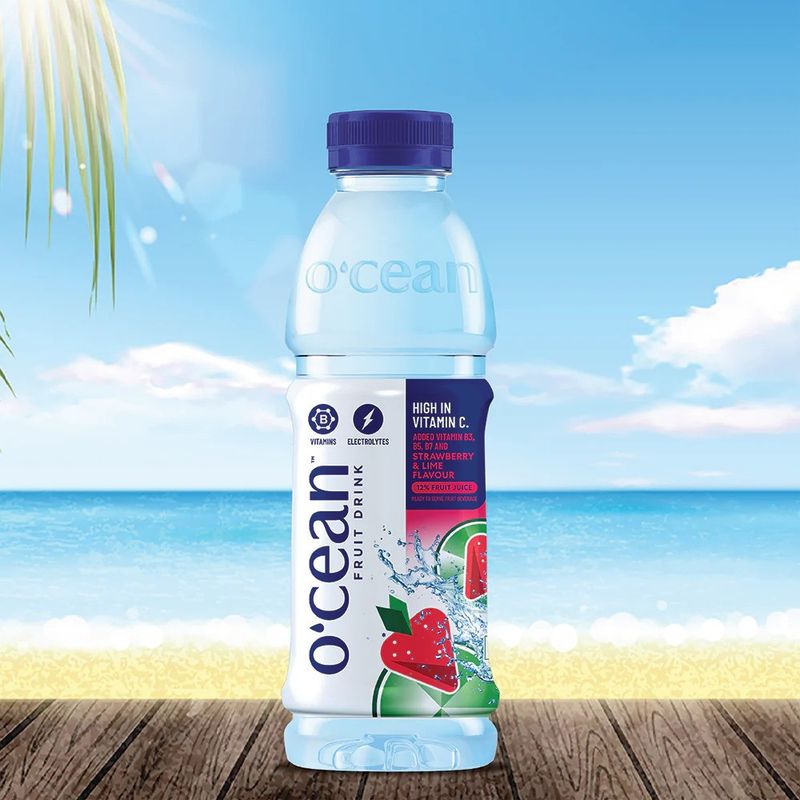 Ocean Fruit Drink Strawberry &amp; Lime  Flavour 500ml