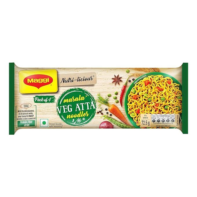 Maggi Atta Noodles, 4 in 1