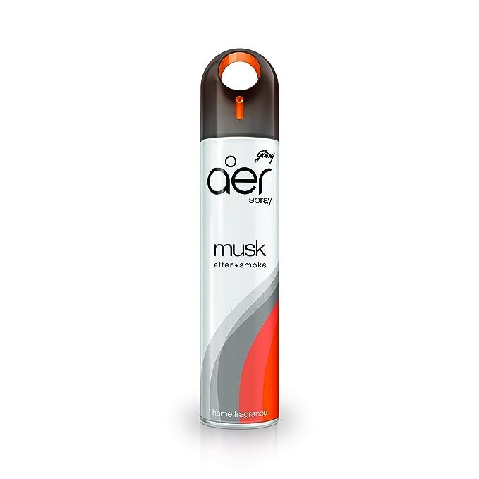 Godrej aer Spray, Musk After Smoke, Home &amp; Office Air Freshener - 220ml