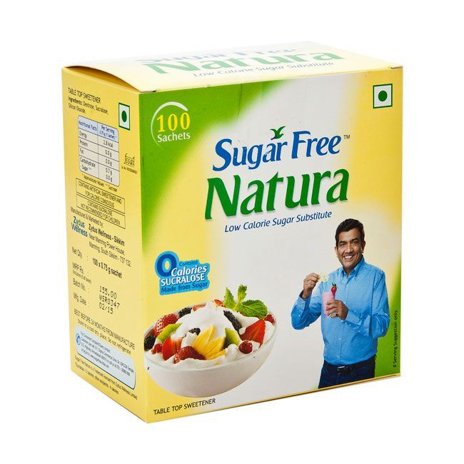 Sugar Free Natura 100 Sachets Pack
