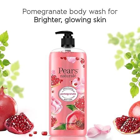 Pears Naturale Brightening Pomegranate (Pink) Bodywash, 750ml