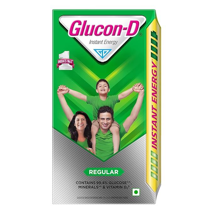 Glucon-D Regular Instant Energy  - 1Kg Refill