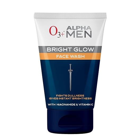 O3+ Alpha Men Bright Glow Face Wash - 100g (245)