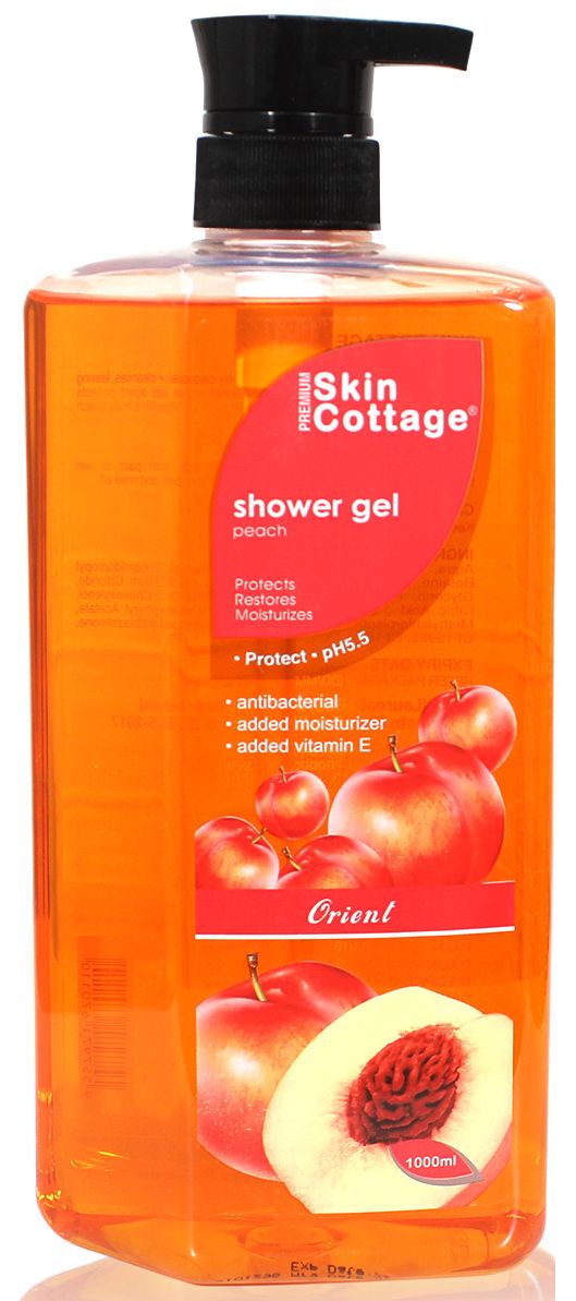 Skin Cottage Shower Gel, Peach - 1LTR