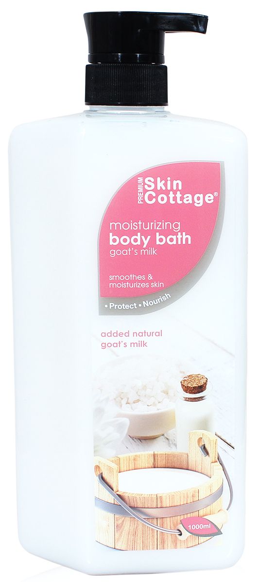 Skin Cottage Goat Milk, Moisturising Body Wash - 1LTR