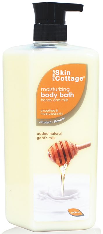 Skin Cottage Honey and Milk, Moisturising Body Wash - 1LTR