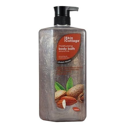Skin Cottage Almond Milk, Moisturizing Body Wash - 1LTR