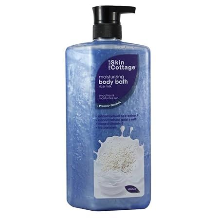 Skin Cottage Rice Milk, Moisturizing Body Wash - 1LTR