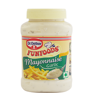 Dr. Oetker Funfoods Garlic Veg. Mayonnaise Eggless, 250gm