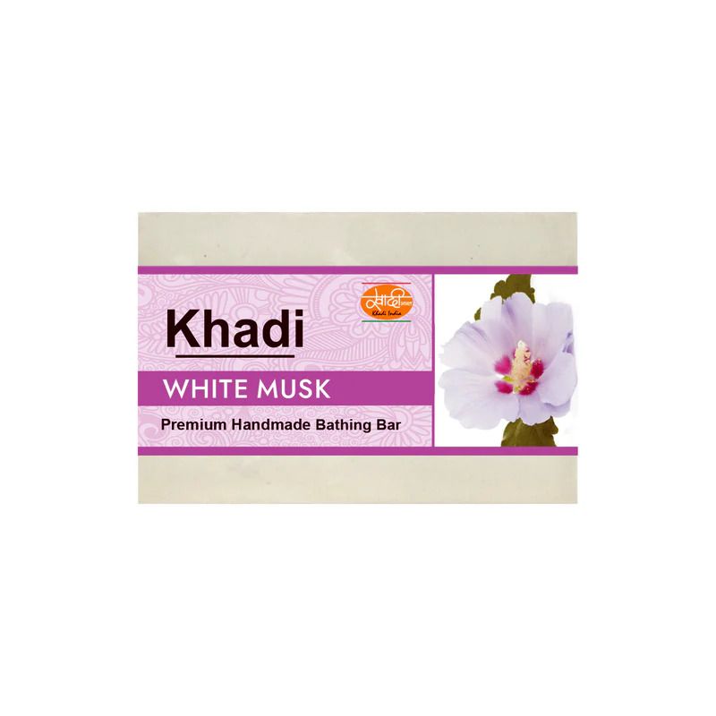 Khadi Handmade Soap, White Musk - 125g
