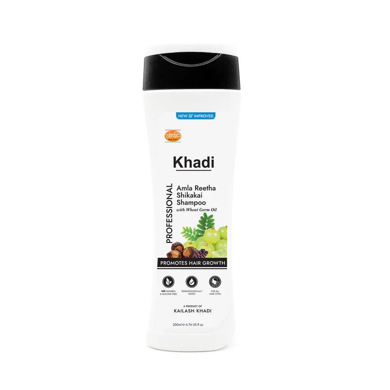 Khadi Amla Reetha Shikakai Shampoo - 200ml (250)