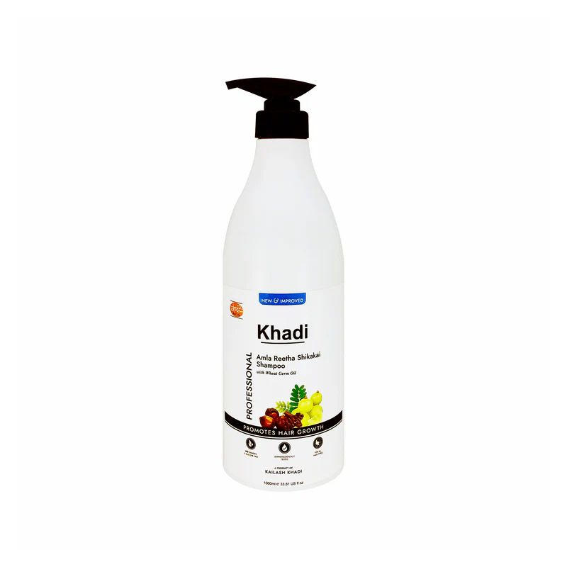 Khadi Amla Reetha Shikakai Shampoo - 1LTR (950)