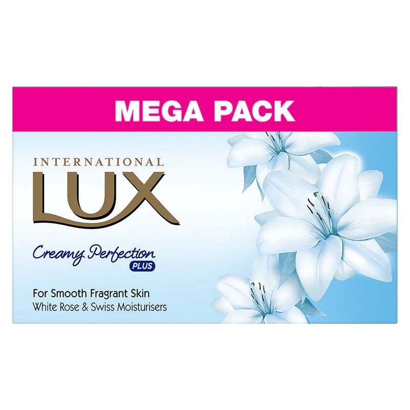 Lux International Creamy Perfection Plus Soap - 125g (Pack of 4)