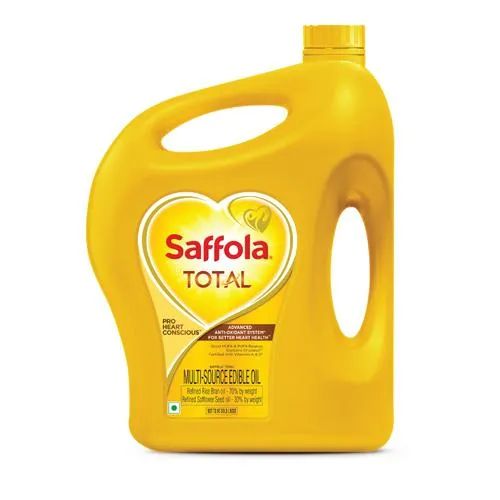 Saffola Total, Pro Heart Conscious Edible Oil Jar - 5LTR