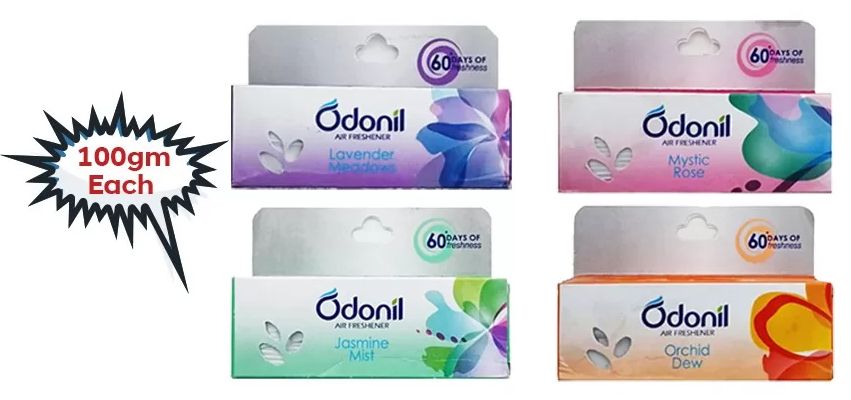 Odonil Toilet Air Freshener - 100g (Buy 3 Get 1 Free)