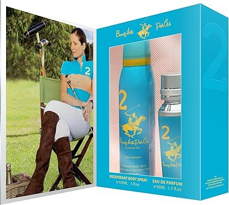 Beverly Hills Polo Club Gift Set for Women, EDP-50ml &amp; DEO-150ml