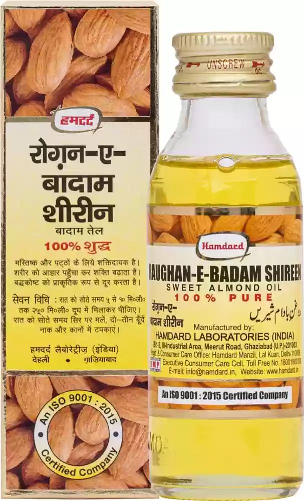 Hamdard Roghan Badam Shireen, Sweet Almond Oil - 50ml