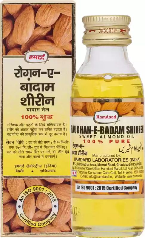 Hamdard Roghan Badam Shireen, Sweet Almond Oil - 50ml