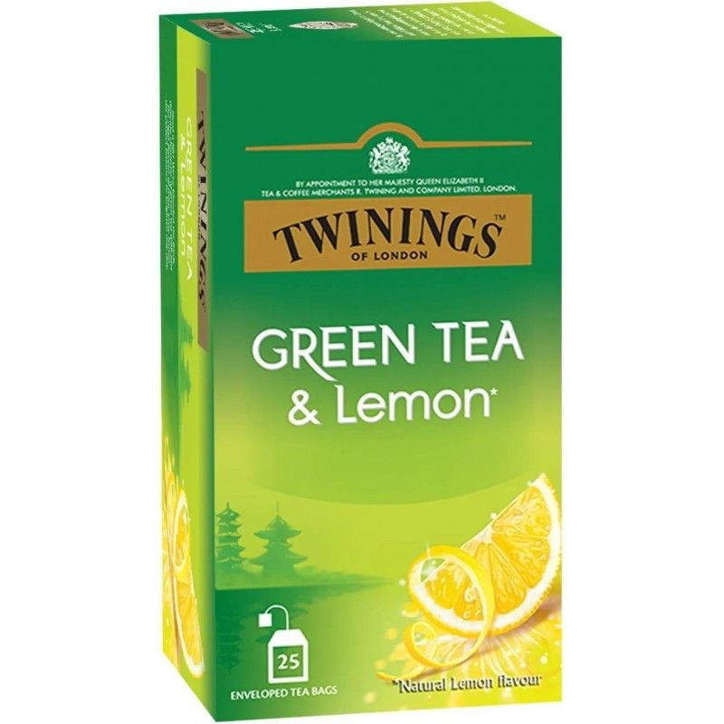 Twinings Green Tea &amp; Lemon - 25 Tea Bags (345)