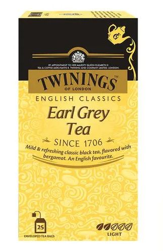 Twinings Earl Grey Tea - 25 Tea Bags (345)
