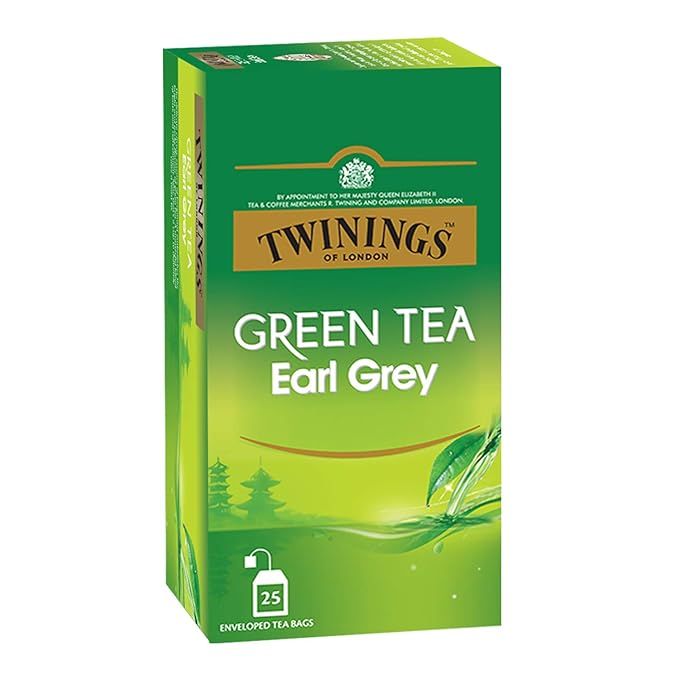 Twinings Green Tea Earl Grey - 25 Tea Bags (330)