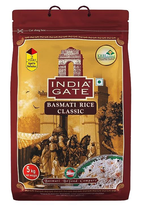 India Gate Basmati Rice Classic - 5kg