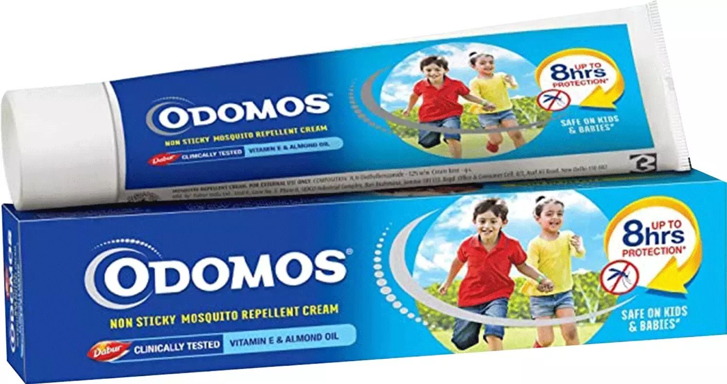 Dabur Odomos Non-Sticky Mosquito Repellent Cream - 100g