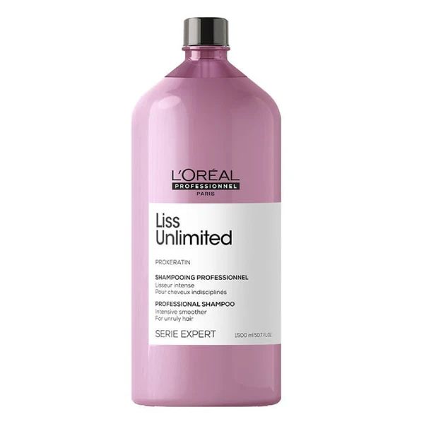 Loreal Professionnel Liss Unlimited Shampoo For Frizzy Hair - 1.5LTR (2350)