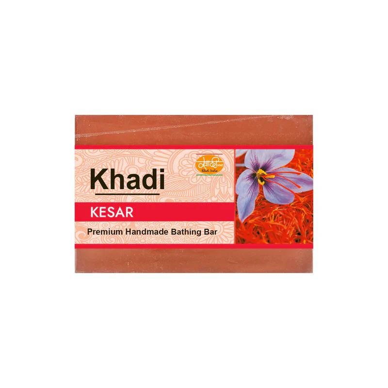 Khadi Handmade Soap, Kesar - 125g