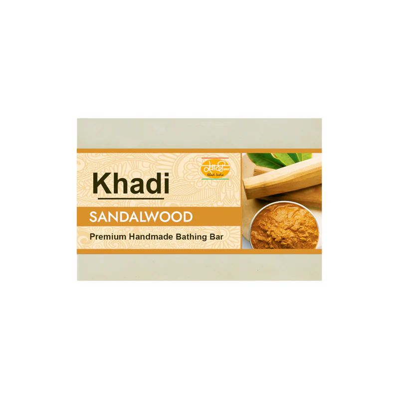Khadi Handmade Soap, Sandalwood - 125g