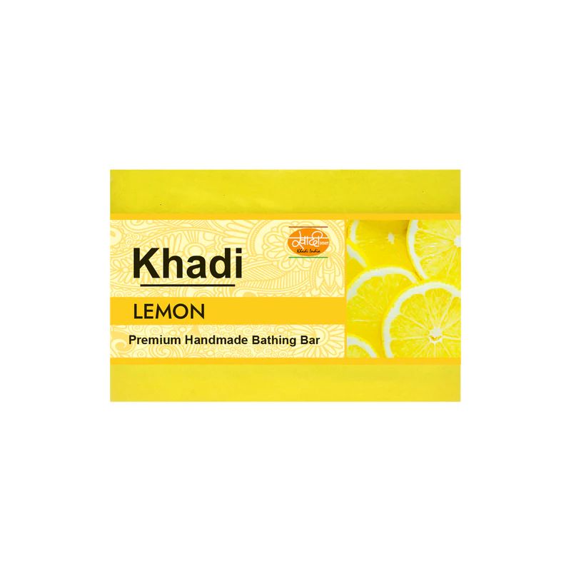 Khadi Handmade Soap, Lemon - 125g