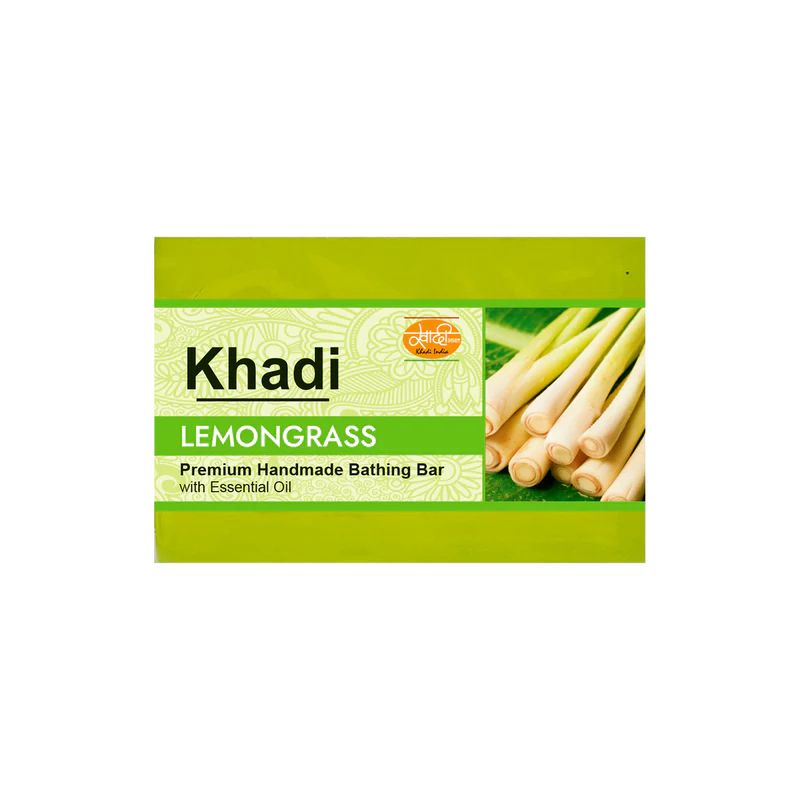 Khadi Handmade Soap, Lemongrass - 125g