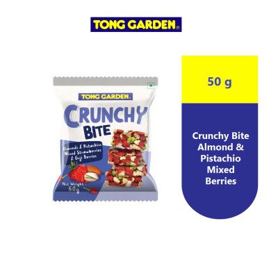 Tong Garden Crunchy Bite Almonds &amp; Pistachio Mixed strawberries &amp; Goji Berries -50g