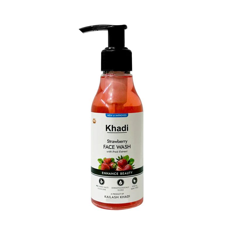 Khadi Strawberry Face Wash - 300ml (275)