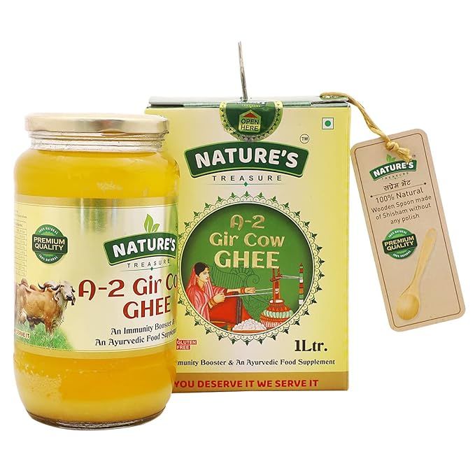 Natures Treasure  A2 Gir Cow Ghee - 1LTR